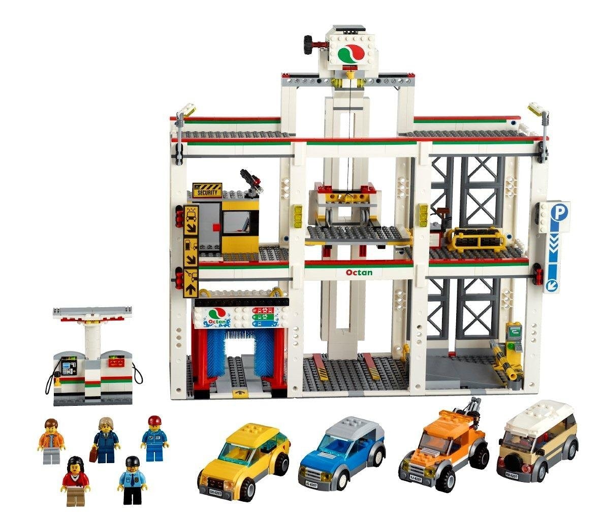 Конструктор LEPIN 02073 Городской Двухуровневый Гараж