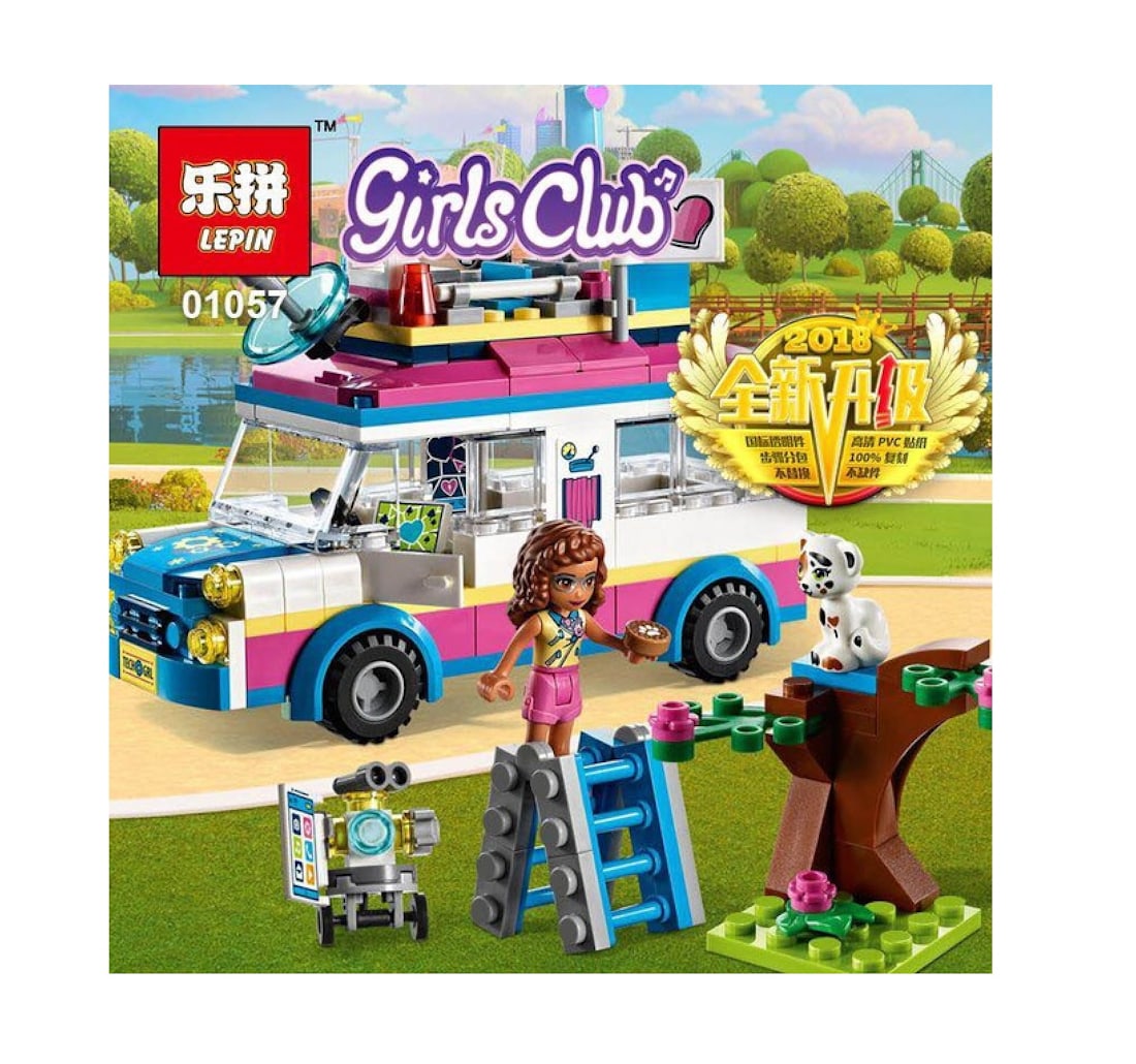 Конструктор LEPIN 01057 Передвижная научная лаборатория Оливии