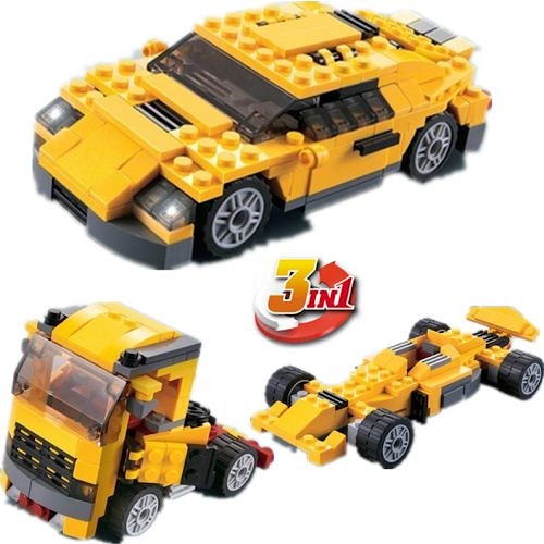 Конструктор DECOOL 3113 Крутые автомобили 3-в-1