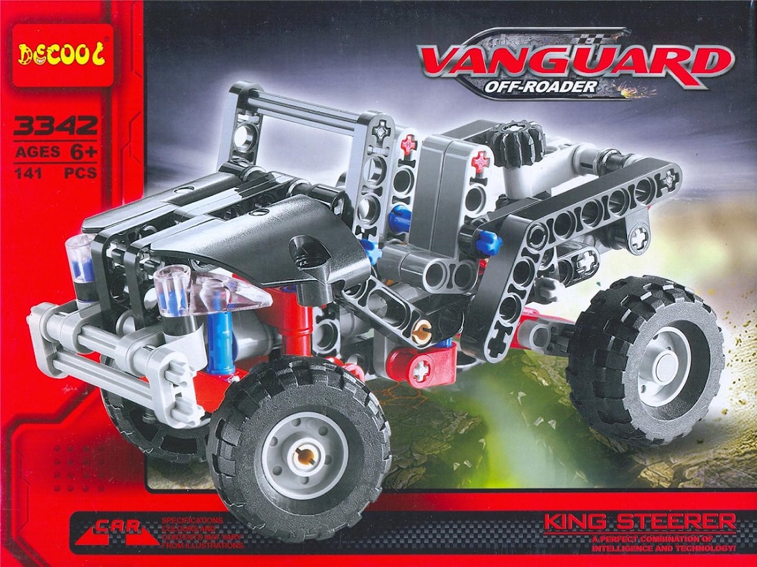 Конструктор DECOOL 3342 Джип