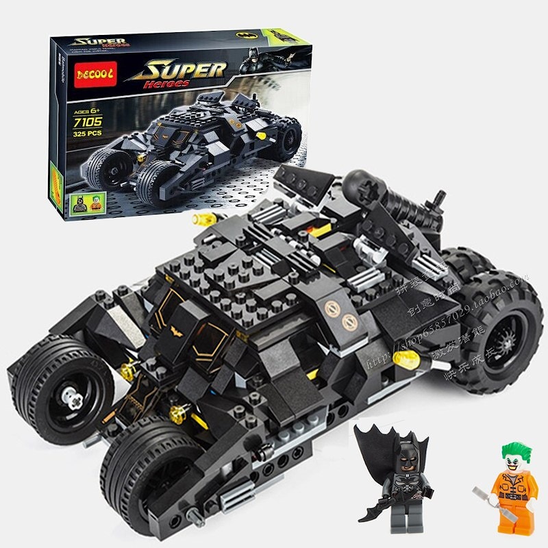 Конструктор DECOOL 7105 Бэтмобиль Тамблер